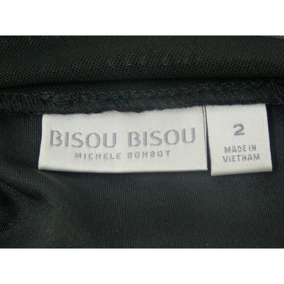 Bisou Bisou Michele Bohbot Women's Size 2 Dress Black New With Tags - Picture 12 of 12